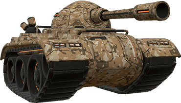 Tanks for Playing desert camouflage tank model